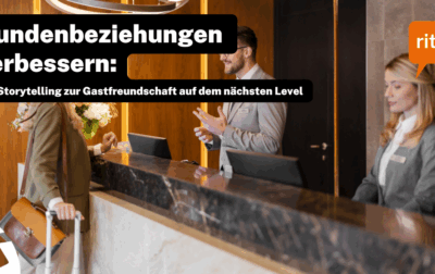 Verbessern Sie Ihre Kundenbeziehungen: Mit Storytelling zur Gastfreundschaft auf dem nächsten Level. Entdecken Sie, wie Sie durch gezieltes Storytelling die Bindung zu Ihren Gästen stärken und Ihr Serviceangebot optimieren können.
