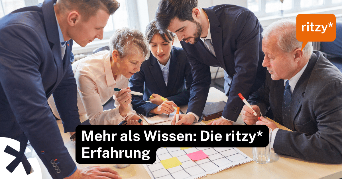 Teilnehmende Person in einer Weiterbildungssituation, die konzentriert und motiviert wirkt – Symbolbild für persönliche Entwicklung mit ritzy