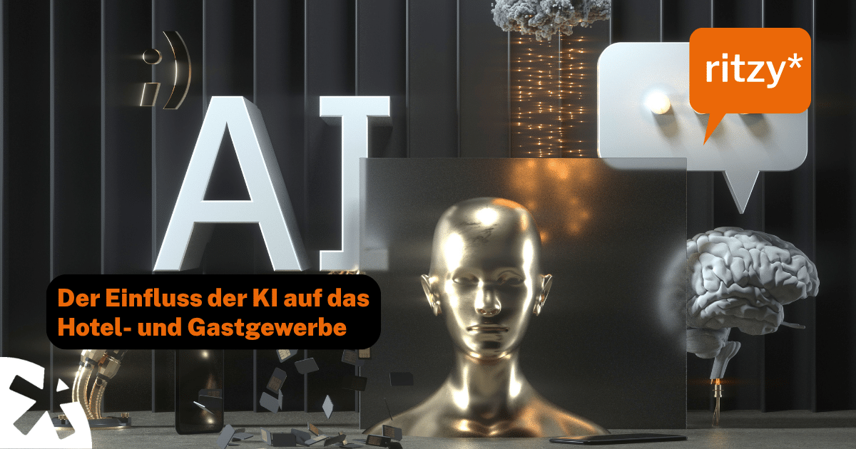 Symbolbild für digitale Transformation und den Einfluss künstlicher Intelligenz auf Hotellerie und Gastronomie.