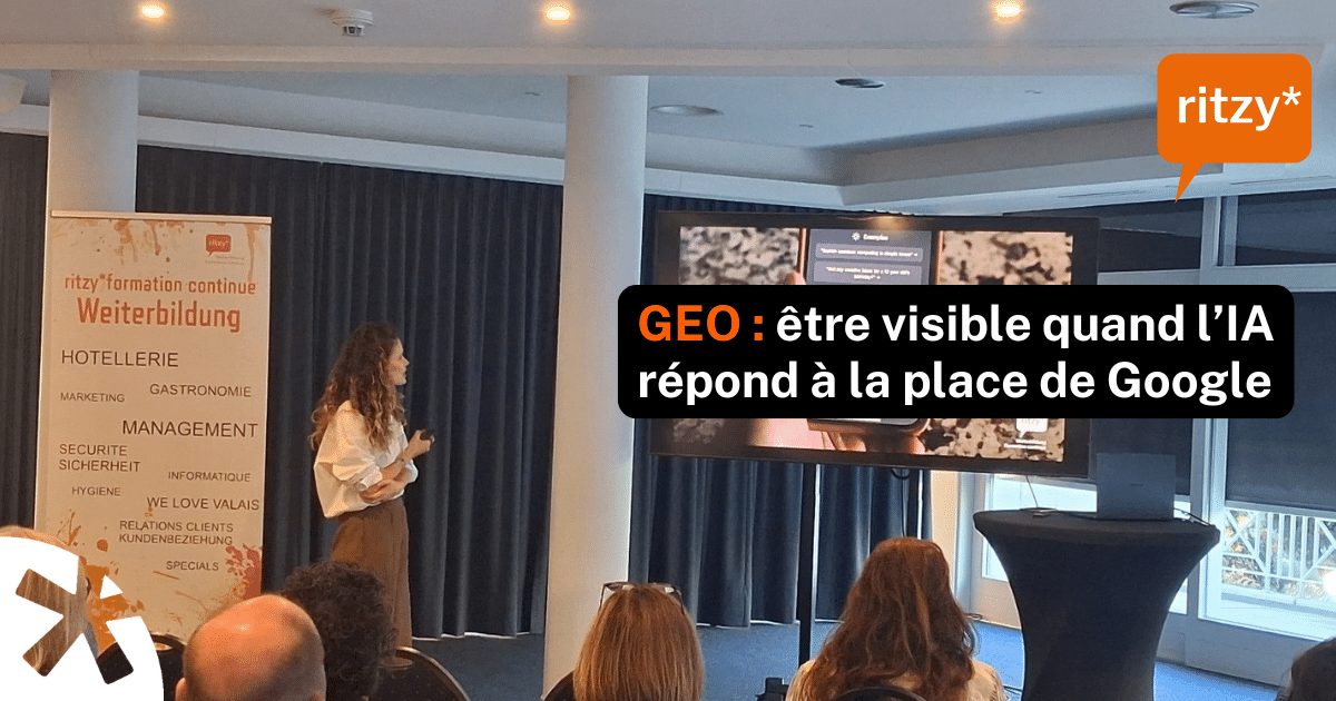 GEO : être visible quand l'IA répond à la place de Google